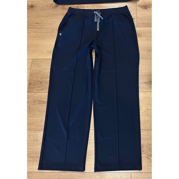 Women’s Figs FORMX Scrub Set Navy Blue Piedra Pant XL Chelsea Polo Top XXL EUC! - Picture 4 of 7